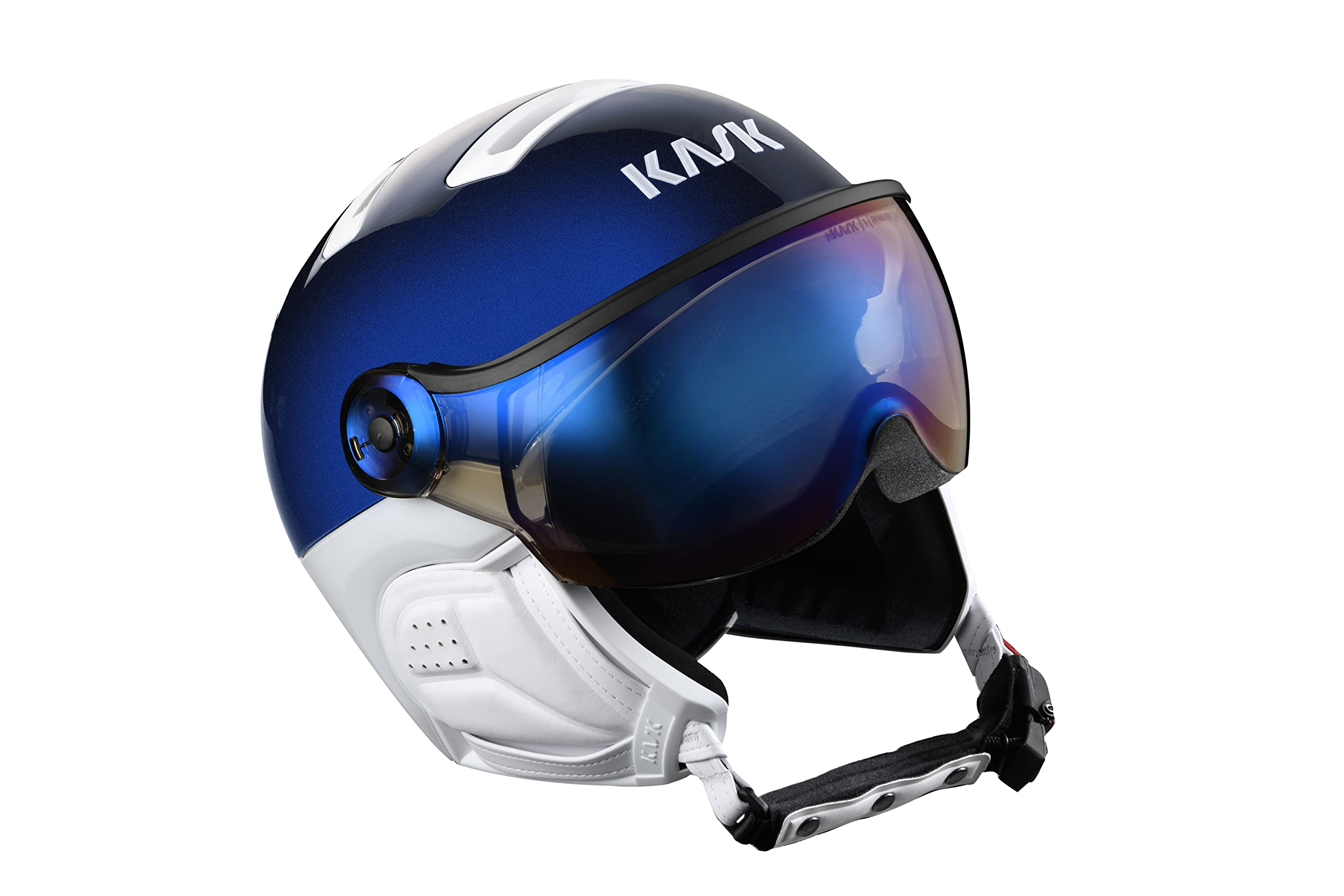 Kask Piuma R Class Sport Visor Blue - Merino Shiny Modern Ski