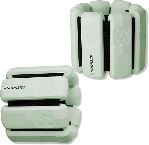 Pesas de tobillo y muñecas Adujstable para mujeres y hombres  Juego de 2 (1.1 libras cada una)  Talla única  Perfecto para caminar, correr, pilates,