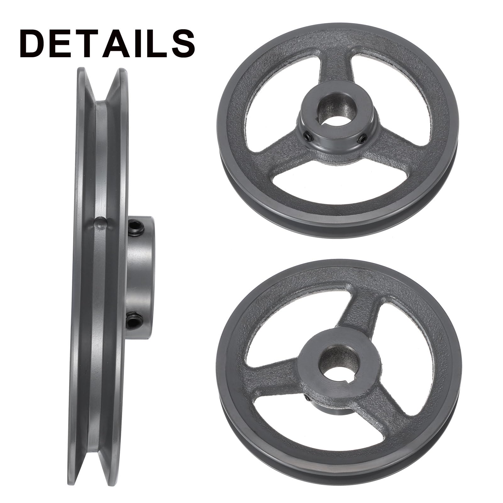 CMFG AK64-1 V Belt Pulley, 6.25'' Inch OD, 1" Inch Bore,Cast Iron