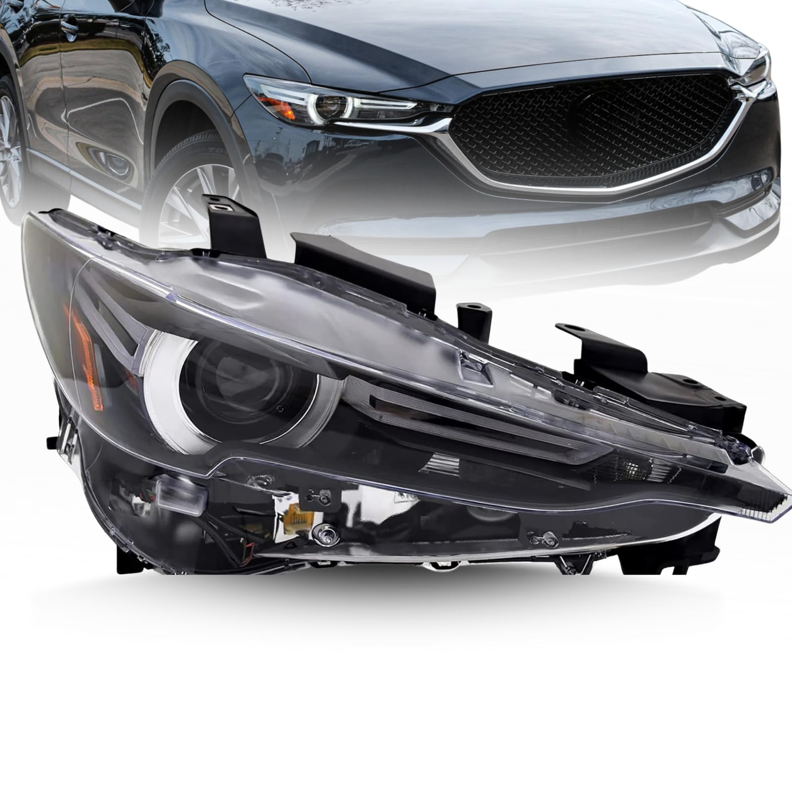 Repuesto para Mazda CX-5 2017-2020 LED faros delanteros con /AFS