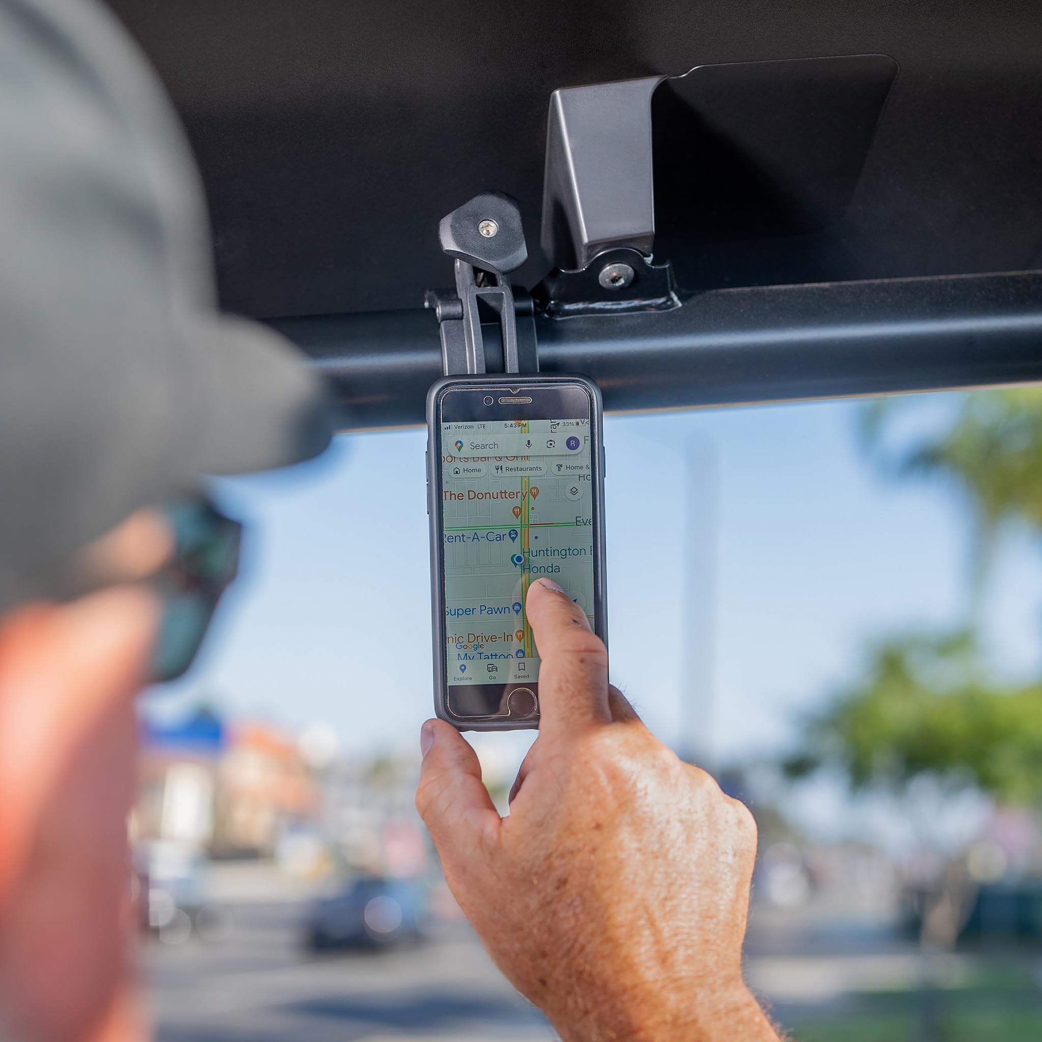 SP CONNECT Roll Cage Mount | Supporto Smarphone per Gabbia di Sicurezza Automobile | SPC+