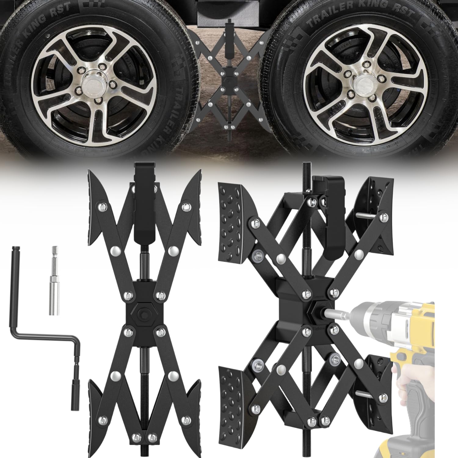 Amazon.com: Sulythw X-Shaped Wheel Chocks for Travel Trailer