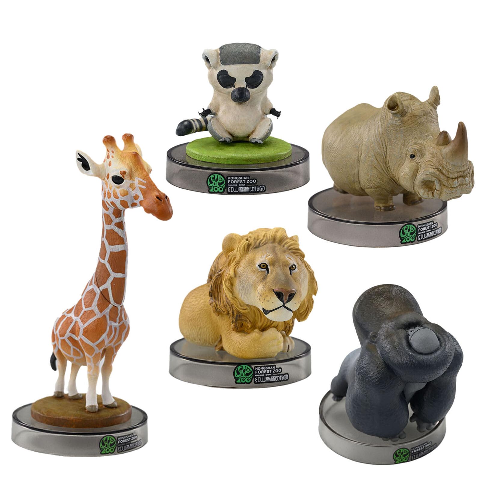 Amazon.com: WLNTDOLA Hongshan Forest Zoo NO.5 Blind Box Model