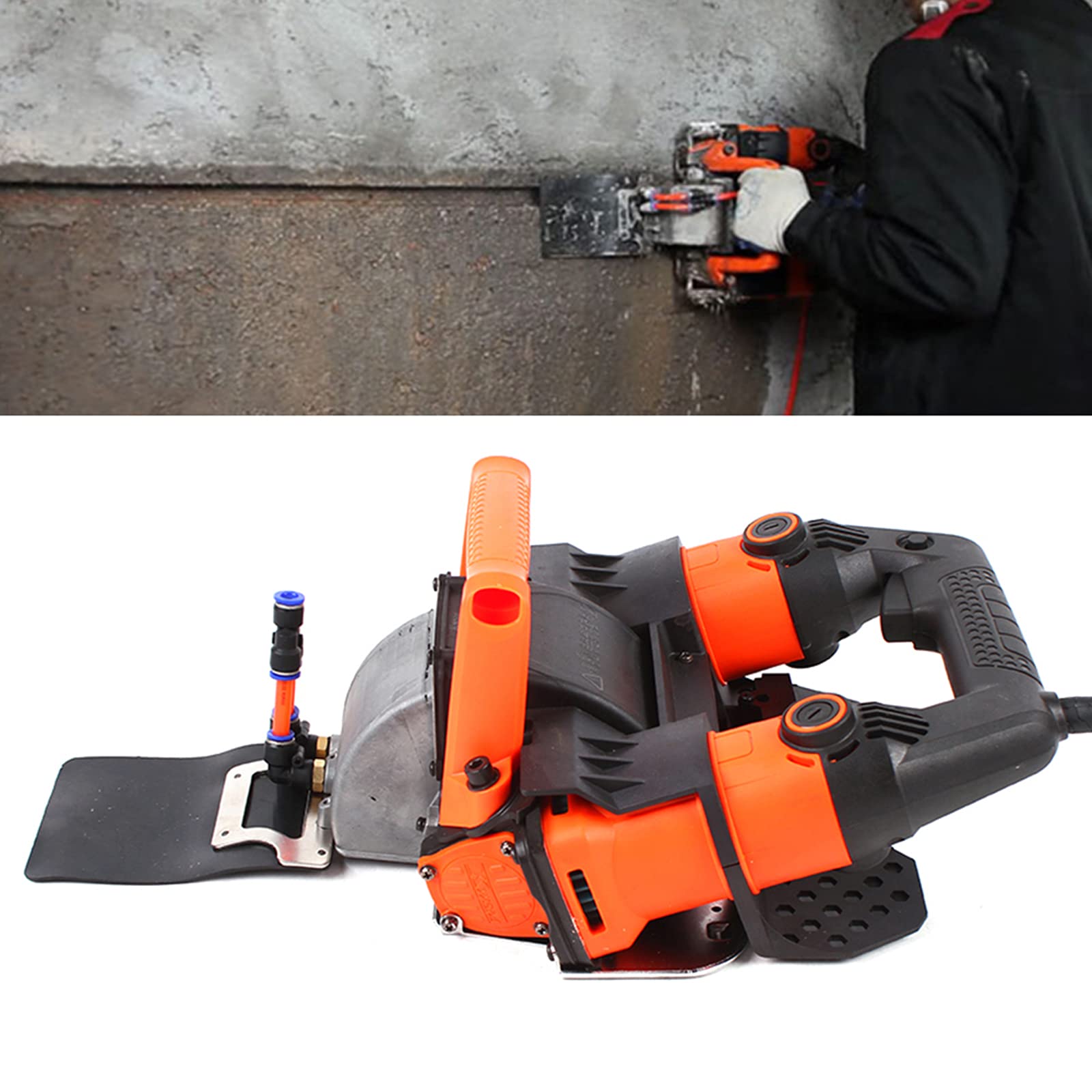 Bruzdownica 5200 W, frezarka szczelinowa, elektryczna frezarka do ścian, 10500 obr./min