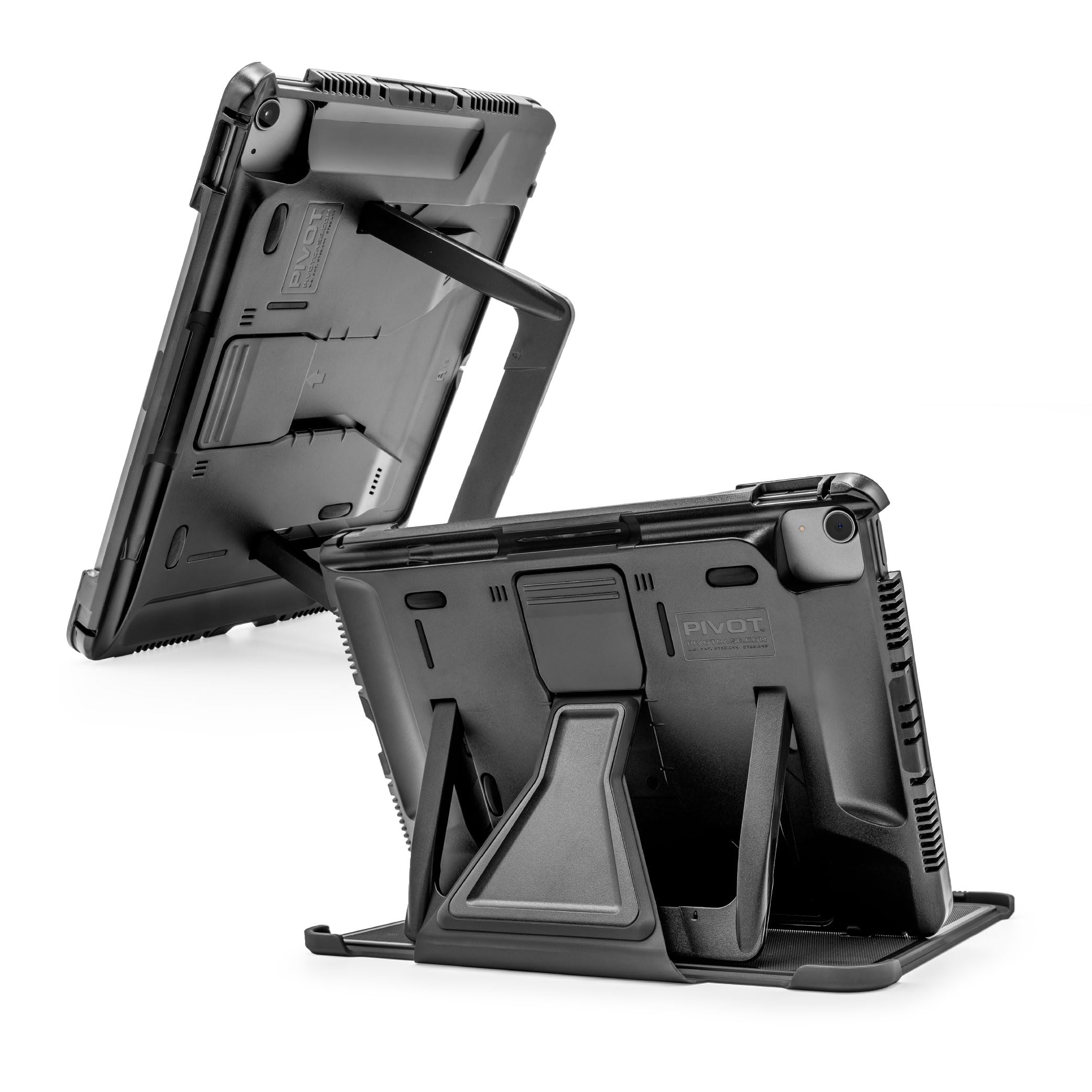 Pivot Atlas A20A - Funda Robusta para iPad Air de 4ª generación y iPad Pro de 11" (1ª a 3ª generación), protección de 360 Grados, para Pilotos Profesionales, aviación General, Color Negro