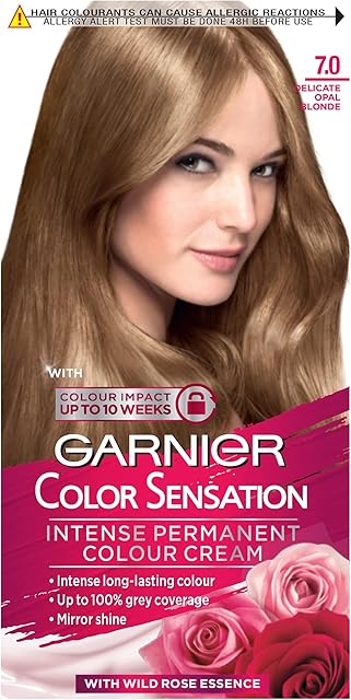 Garnier Color Sensation Blonde Hair Dye Permanent 7.0 Delicate Opal Blonde