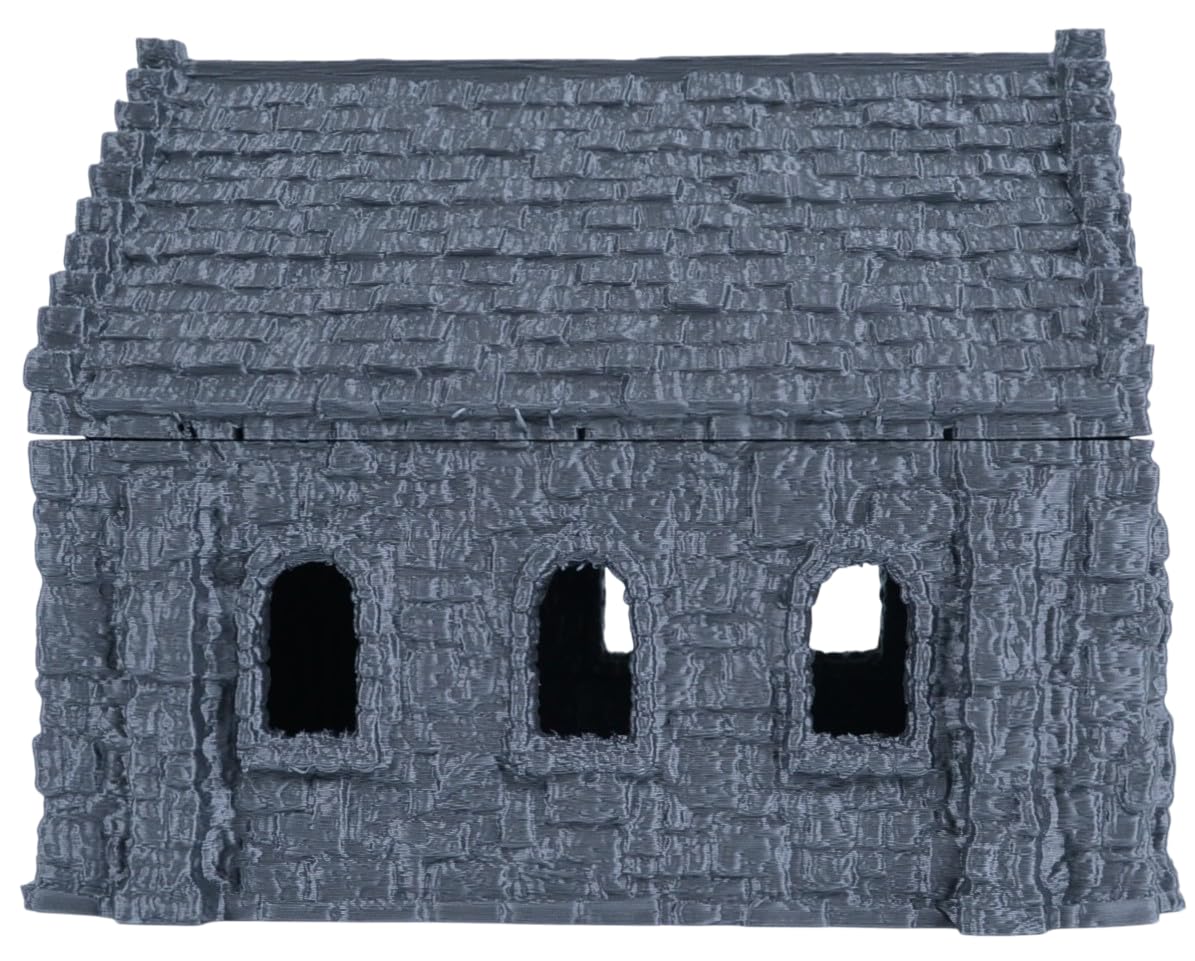 Rovine Medievali della Cappella, Accessori da Tavolo per Giochi, Terreno da Gioco da Tavolo, Atmosfera Inquietante