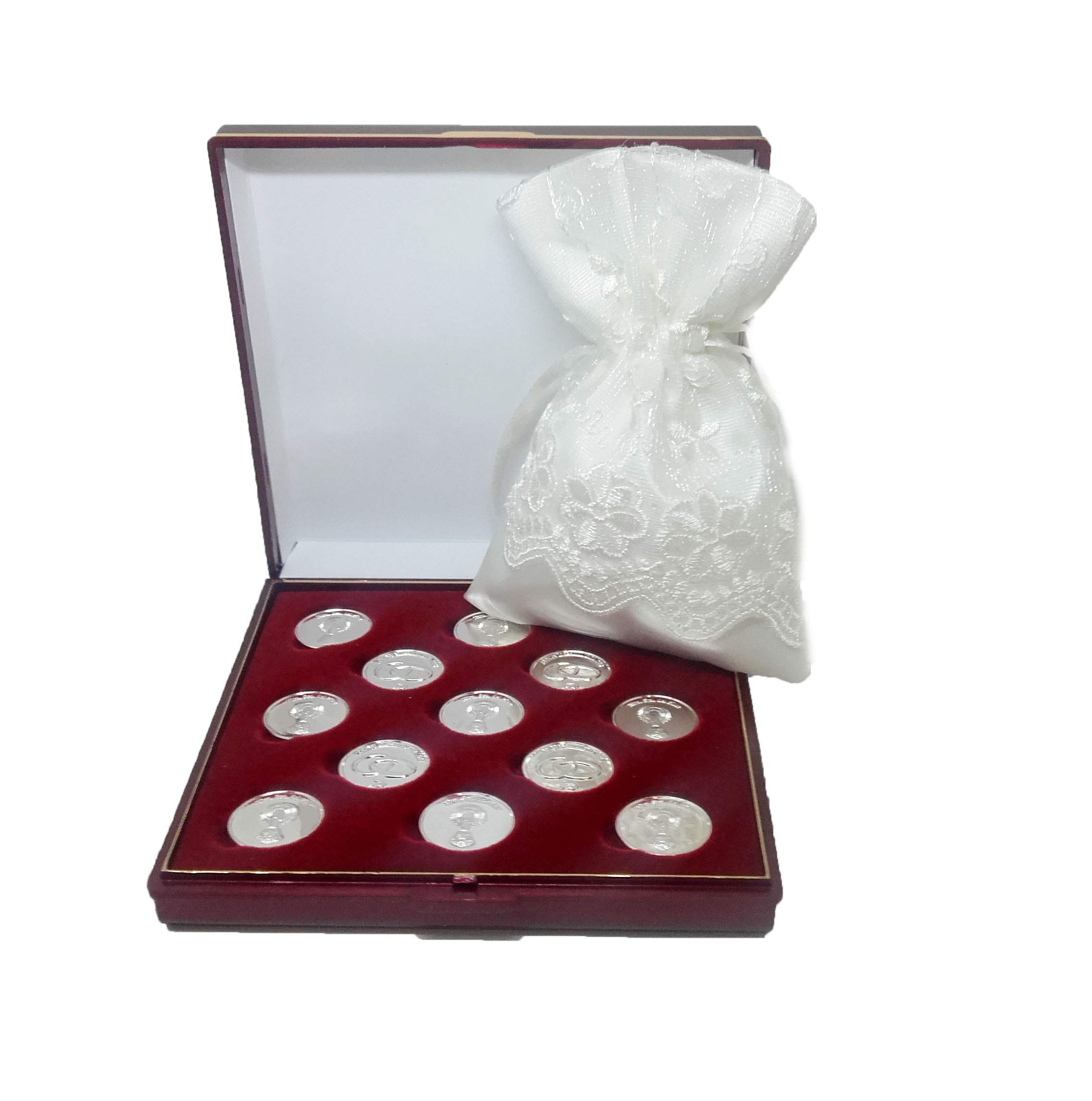 DOCOLASTRA DOCOLASTRA Arras de la Vírgen del Pilar, con saquito y Estuche.