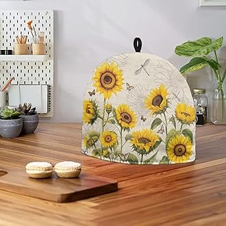 Sunflower Tea Cozy for Teapot Insulated Dragonfly Tea Cosy for Teapot Butterfly Tea Cozies Kettle Quilt Table Hotel Tea Party Restaurant