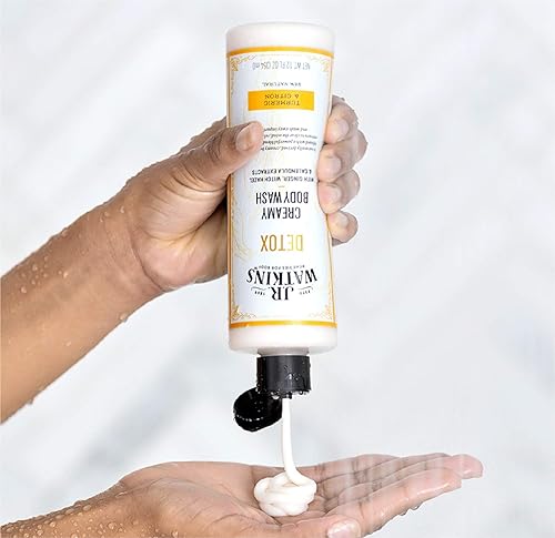 Miniatura 2 de J.R. Watkins Detox - Jabón corporal hidratante cremoso con extractos naturales desintoxicantes, cúrcuma natural y cítrico, 12 onzas
