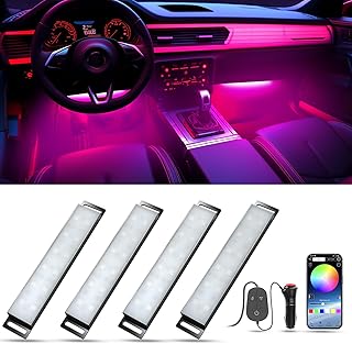 Honalia Smart Car Interior Light with APP Control RGB Car Interior LED Light Bar Music Sync Colour Changing for Hard Light Price In India