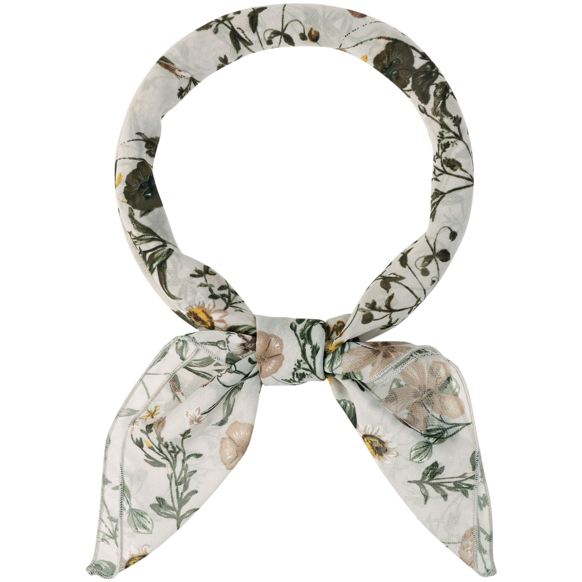 Allegra KWomen Chiffon Scarves - 27.6" X27.6" - Floral Print Square Kerchief Neck Scarf Neckerchief
