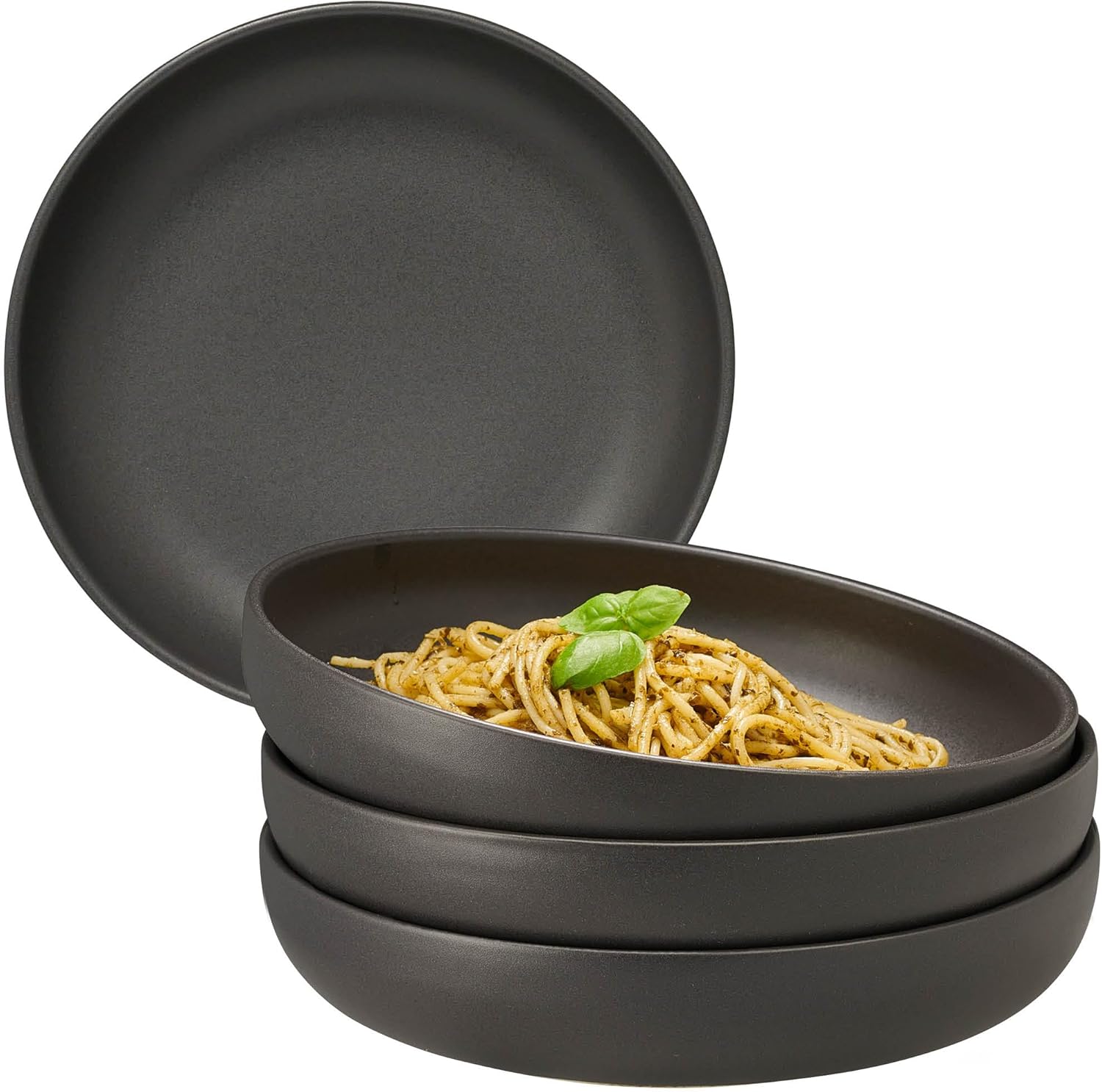 B BRILLIANT Ceramic Cereal Bowls Set of 4 Small & Large