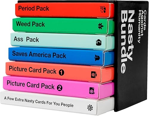 Miniatura 2 de Juego Cards Against Humanity: Nasty Bundle • 6 paquetes temáticos desagradables + 10 cartas totalmente nuevas.
