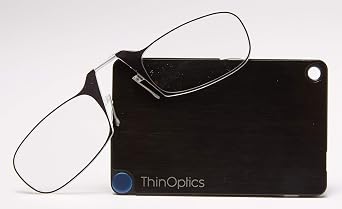 ThinOptics Flashcard Case + Rectangular Reading Glasses