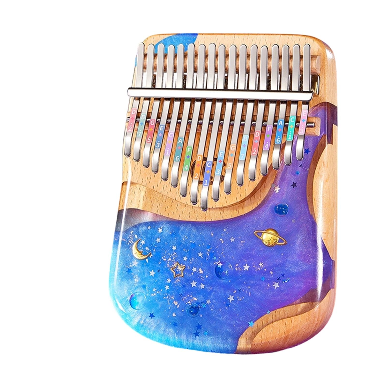 Kalimba Professionale Kalimba Pianoforte A 17 Note Uno Strumento Trasparente Per Principianti(4)