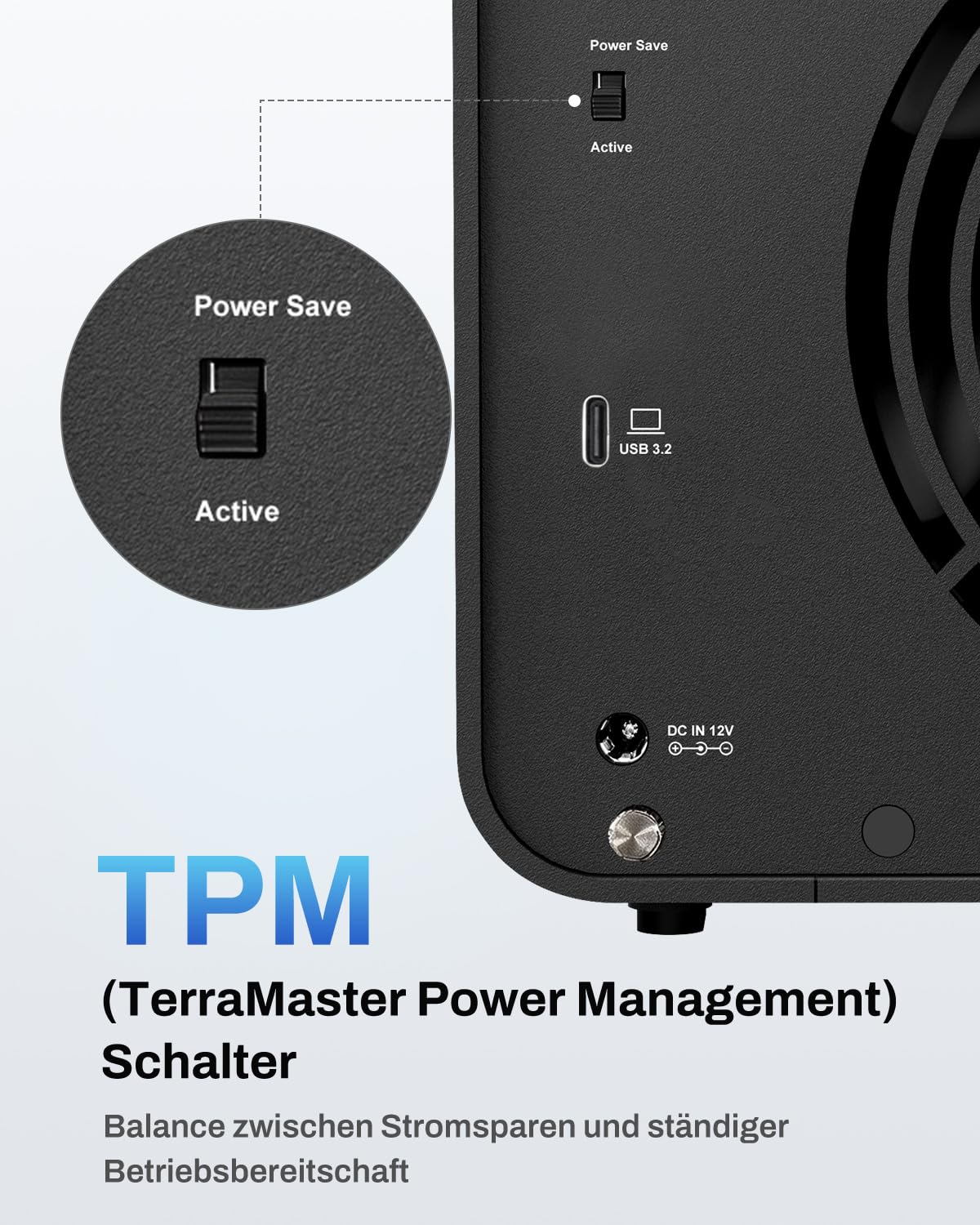 TERRAMASTER D8 Hybrid 2 8-Bay Gehäuse für HDD & NVMe SSD(Diskless)