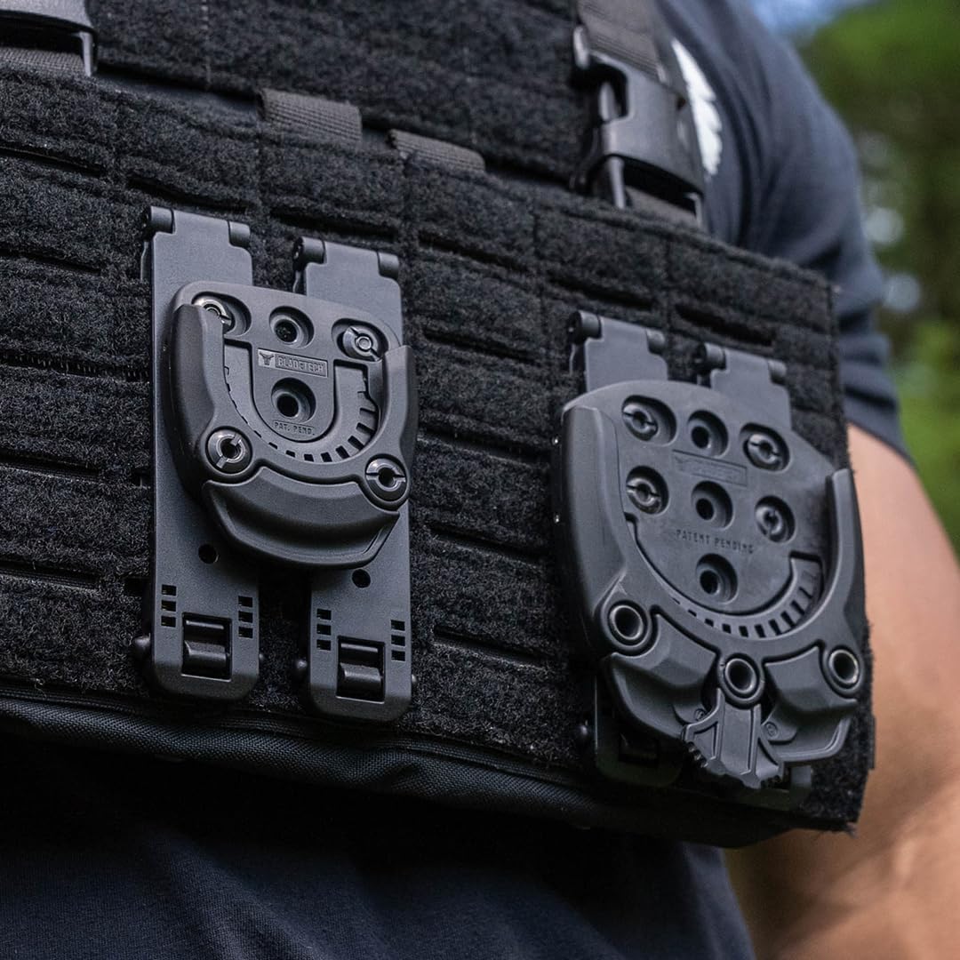Tek-Mount Mini Receiver - Mini Quick Connect Mounting System for Mag Pouches, Tourniquet Pouches and Tactical Duty Gear