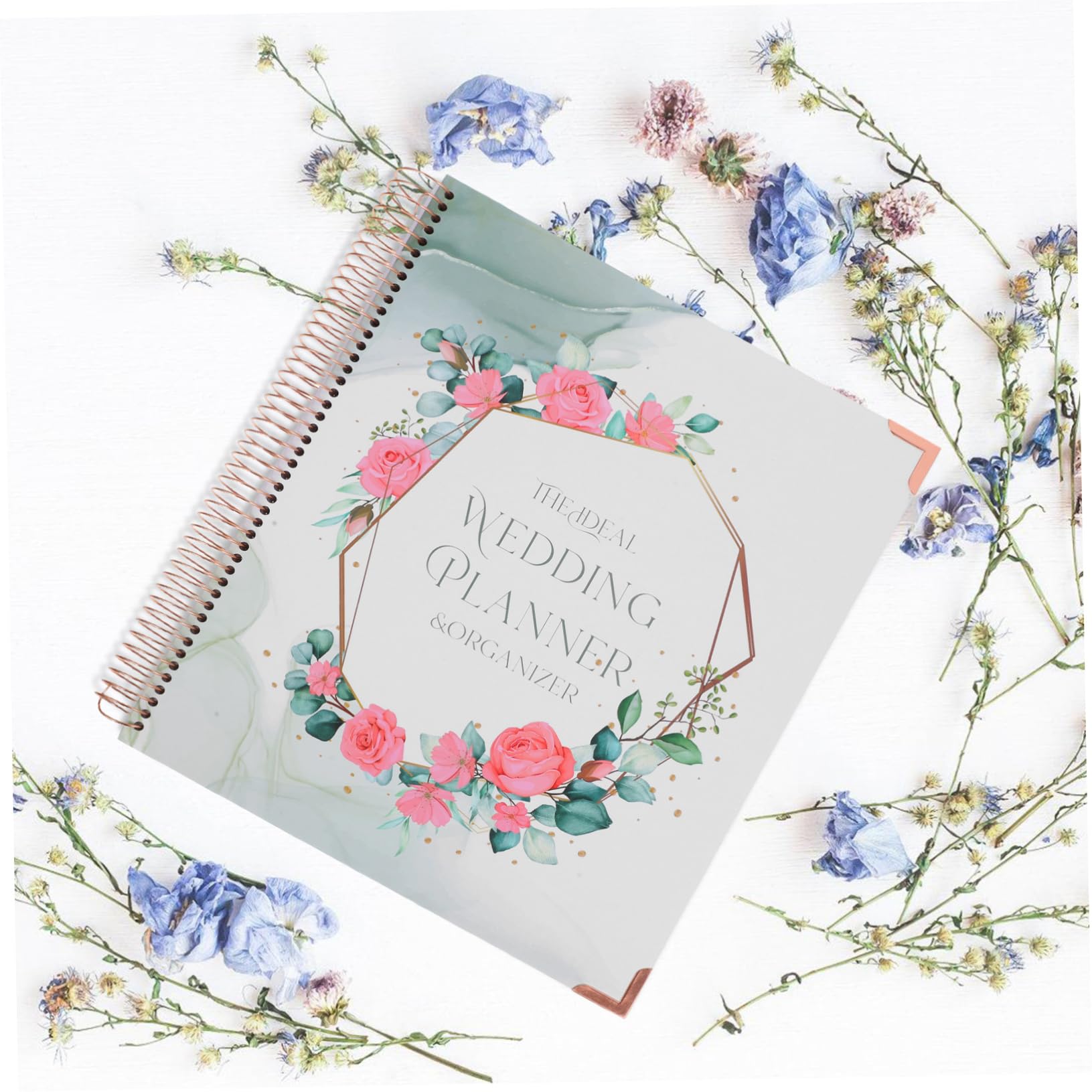 Hochzeitsplaner Buch für Braut und Verlobung mit Checkliste Budgetplanung und Zeitplan Notizbuch aus Papier für Hochzeitsplanung