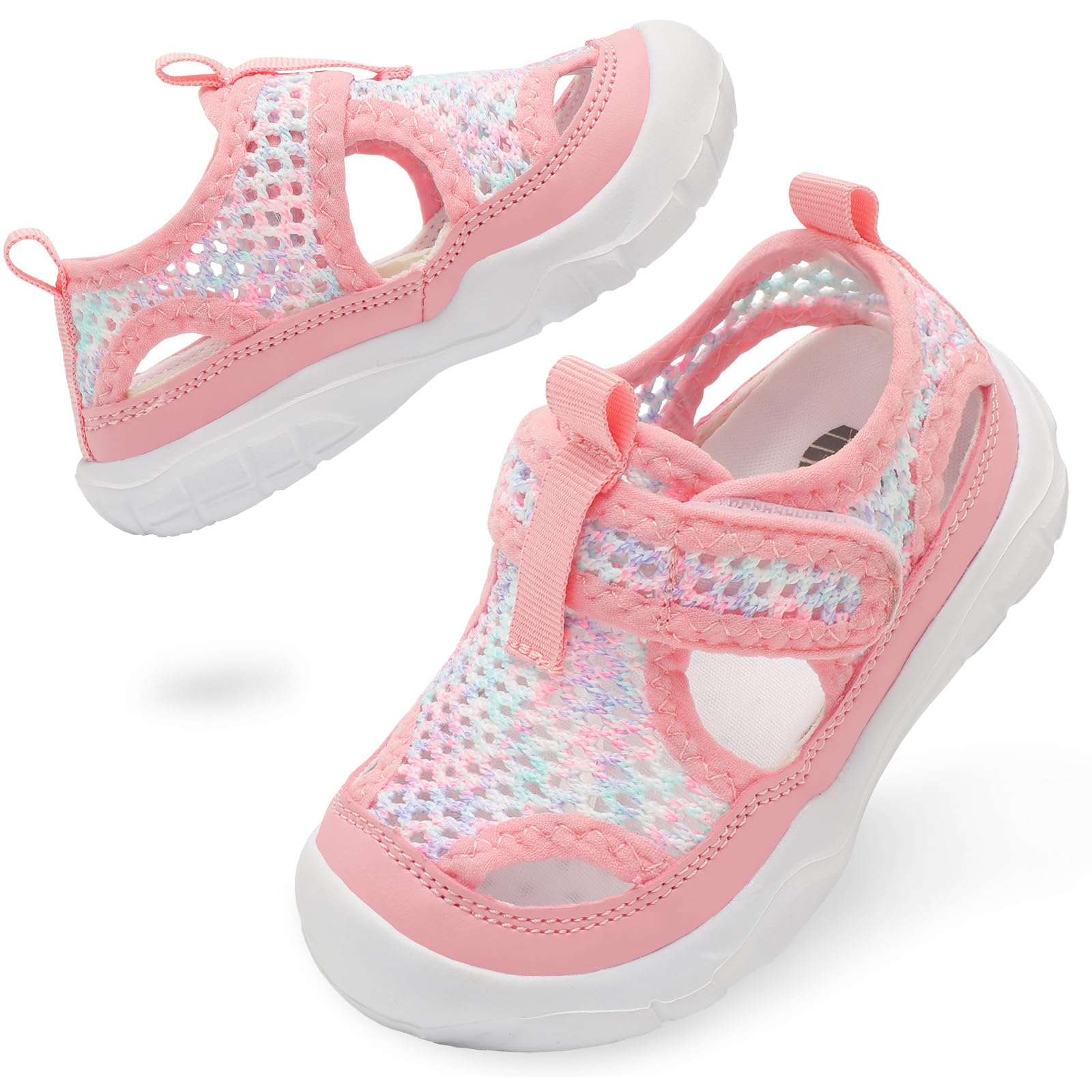 BARERUN Kids Water Shoes Boys Girls Barefoot Aqua Socks for Swim Surf Pool Beach Sport Lightweight Breathable Sandal Athletic Slip-On Sneaker for