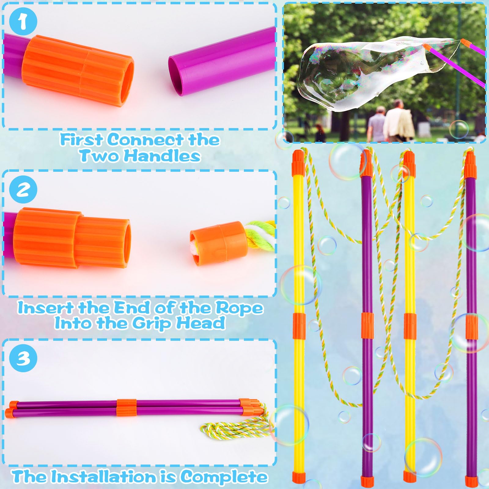32Pcs Kit de Soplado de Burbujas, Kit de Varita de Burbujas, Juego de Burbujas de Jabón, Kit de Burbujas de Jabón para Actividades al Aire Libre, Fiestas de Cumpleaños, Juegos Infantiles