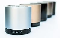 Vista 4 de TruSound - Altavoz Bluetooth inalámbrico portátil, mini altavoz Bluetooth con micrófono, altavoz de subwoofer fuerte, altavoz portátil