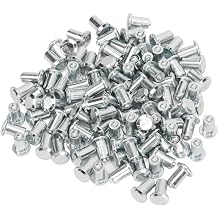 GLOGLOW 11mm Snow Tire Spikes, Steel Carbide Wheel Studs 100 Pcs for Cars Trucks Motorcycles ATVs SUVs, Screw In Traction Grip for Ice Snow, Easy Install Winter Driving