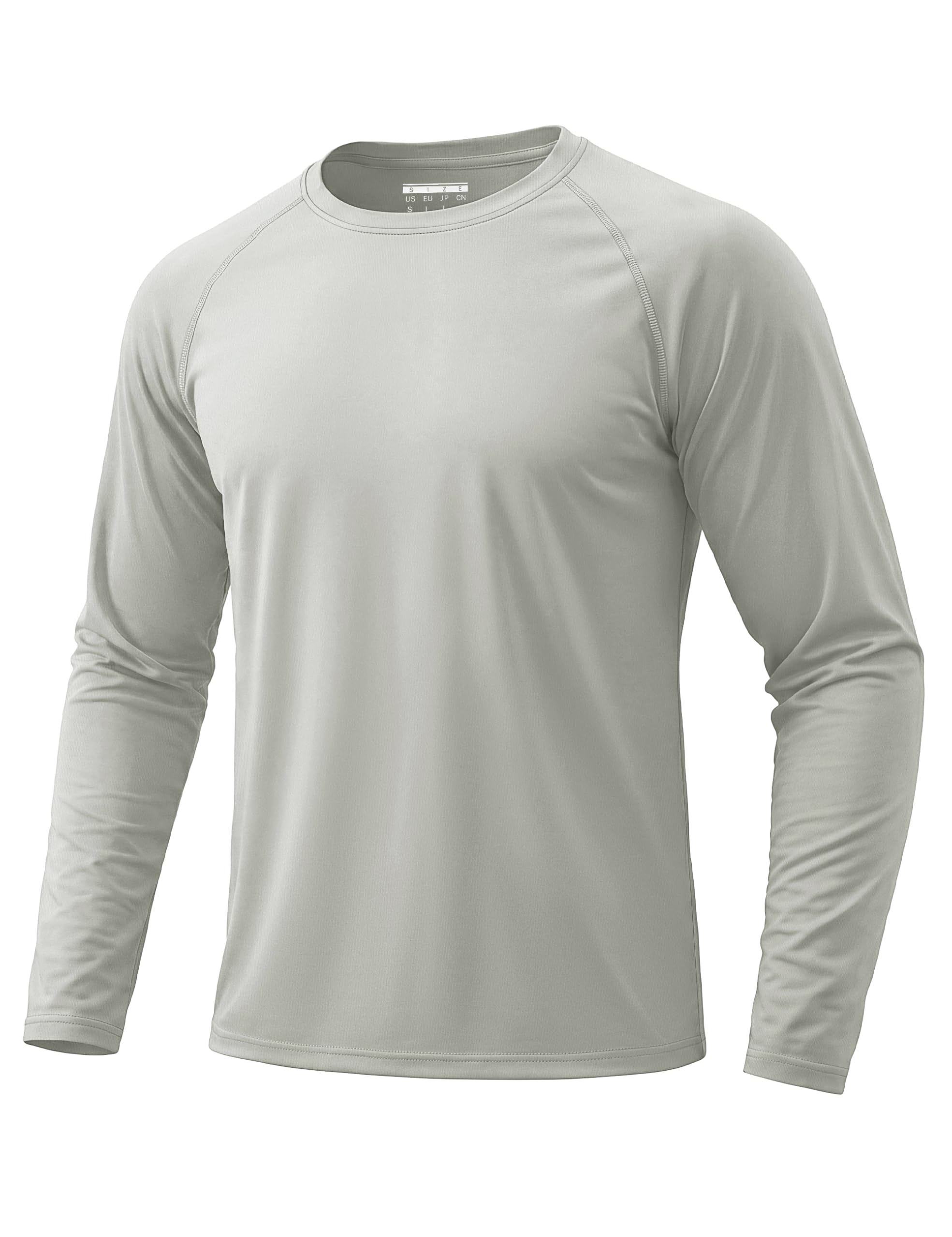 KEFITEVD Tshirt Herren Langarm UV Schutz Shirts Outdoor Funktionsshirt | UPF 50+ Rashguard, Atmungsaktiv, Leicht, Schnelltrocknend, Weiches Polyester, Flache Nähte, Knitterarm