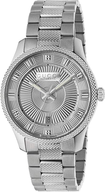 Gucci Orologio Eryx, 40 mm acciaio uomo automatico YA126339 : Amazon.it:  Orologi
