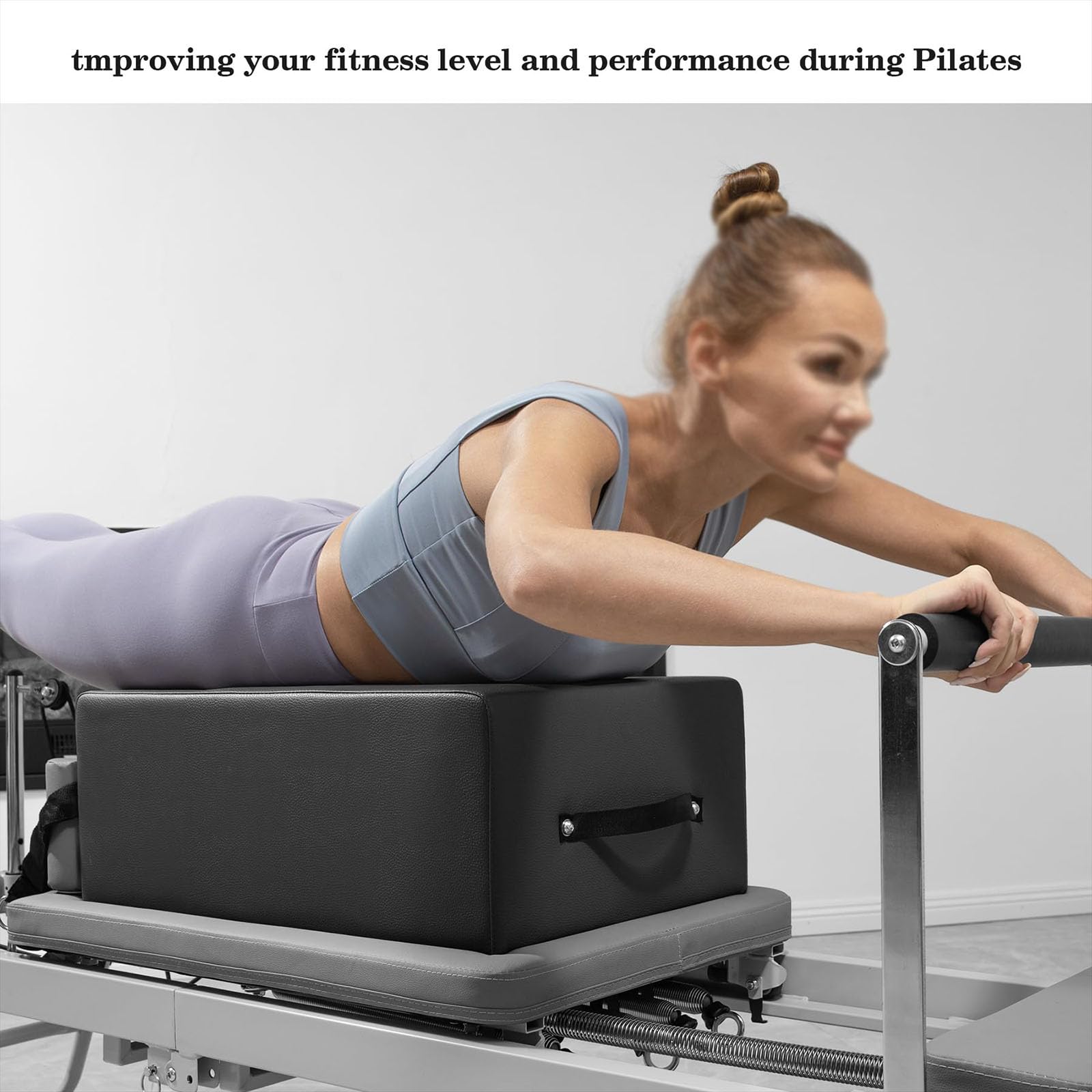 002,Pilates Sitting Box, Kit Esencial De Pilates, Pilates Reformer Sitting Box, Pilates Sitting Box para Pilates Reformer, Equipo De Pilates, Accesorio De Reformer