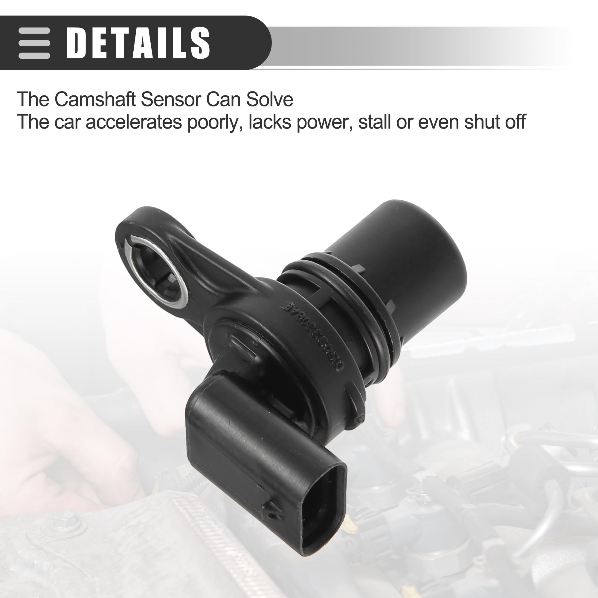 INJETECH Sensor De Posición Del Árbol De Levas (CMP) Chrysler 300 2005-2010 300 V6 2.7L