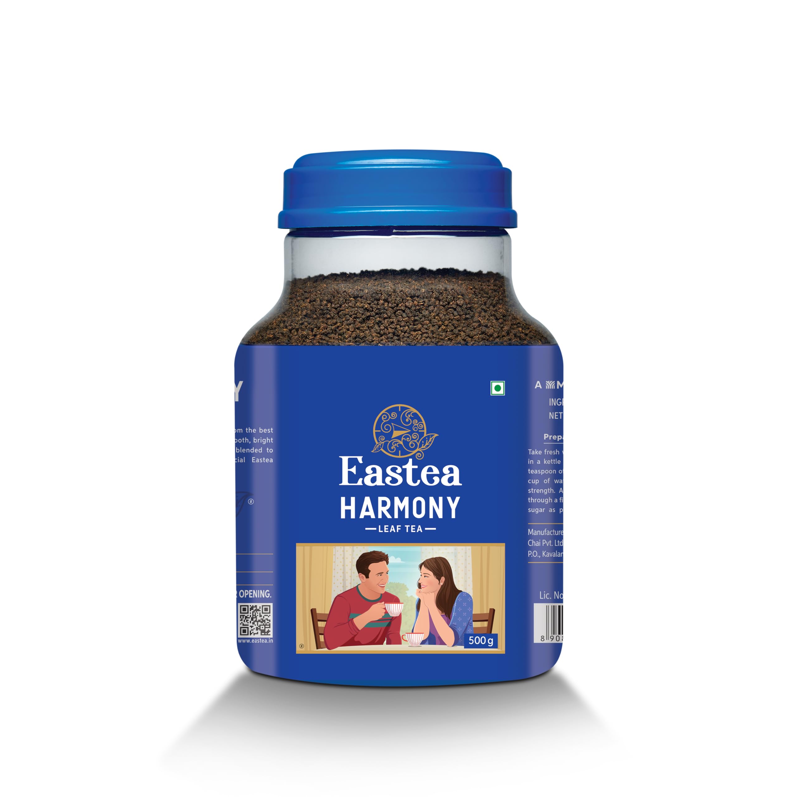 Harmony Leaf Tea 500gm Bottle | Premium CTC Leaf Tea | Superior Taste & Aroma | Sourced From The Best Gardens of Assam | 500g bottle