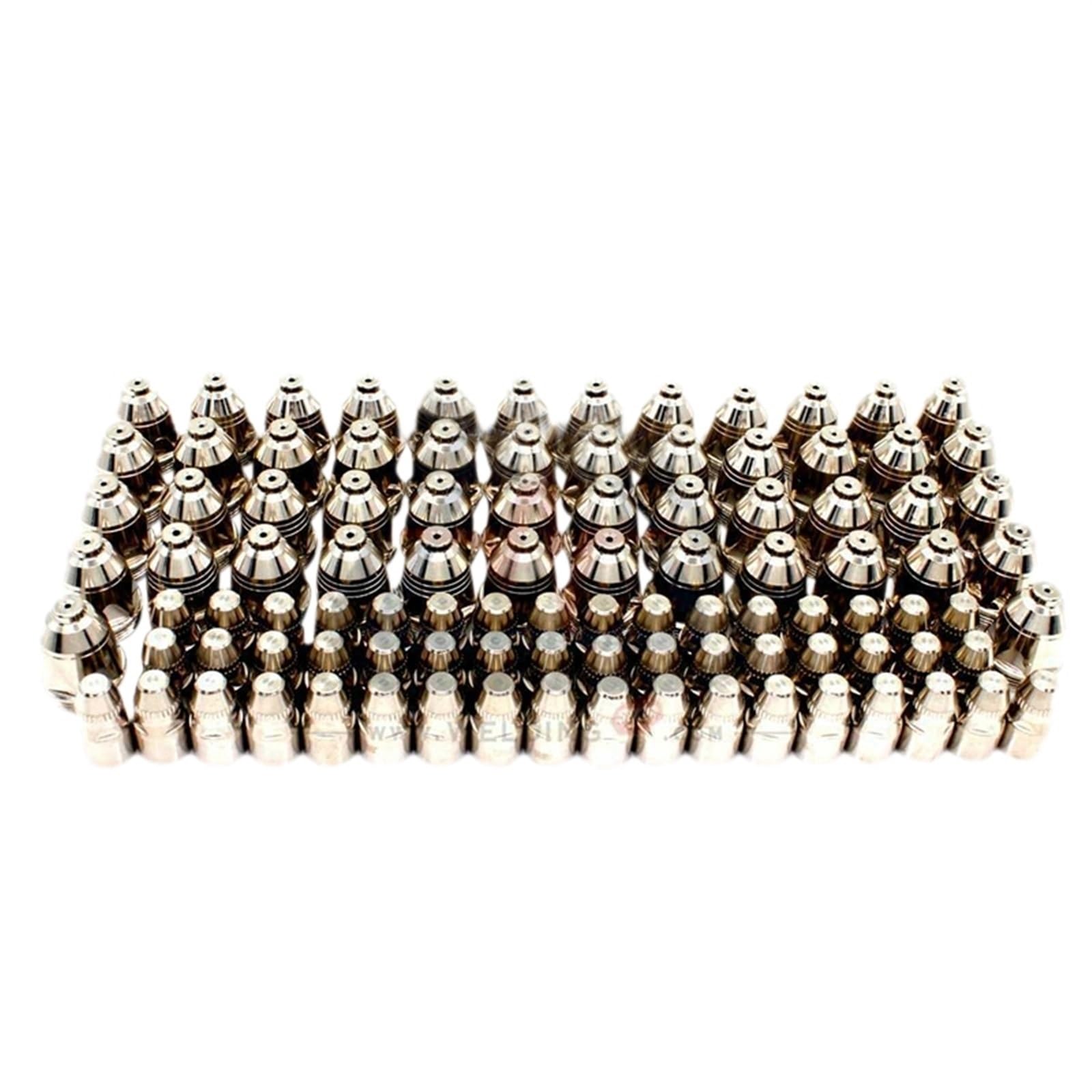 ZagYing 100PCS P80 Inverte Plasma Cutter Cutting Plasma Consumable Cutting Torch Accessories Nozzle Tip Electrode CNC