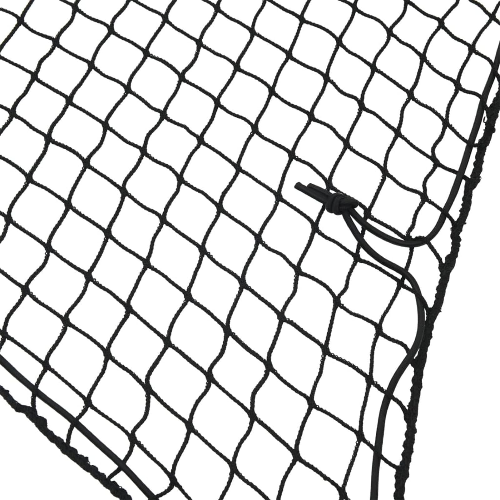 Homgoday Anhängernetz mit Gummiseil, Ladungssicherungsnetz Abdecknetz für Anhänger, Transportnetz Gepäcknetz, Anhänger Ladungssicherung, Abdecknetz Schwarz 3,5x2,5 m PP