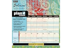 WSBL Bohemian Plan-It Calendar Adds Style to Moms' Schedules in 2023-2024