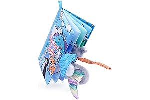 Jollybaby Soft Baby Cloth Books for Reading & Teething