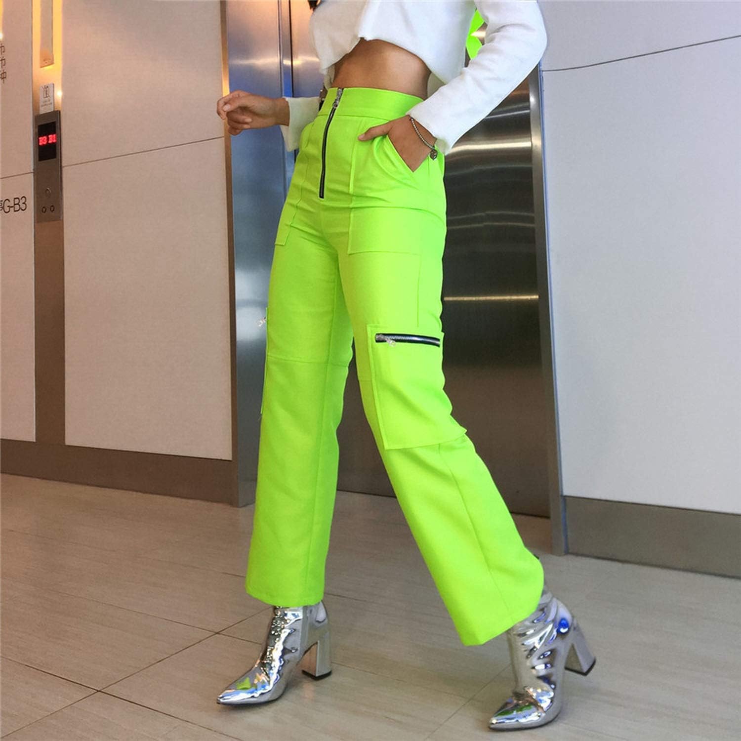 Pantalón de pana color verde fosforescente en Iztapalapa, Ciudad de México  por $120 | Segundamano.mx