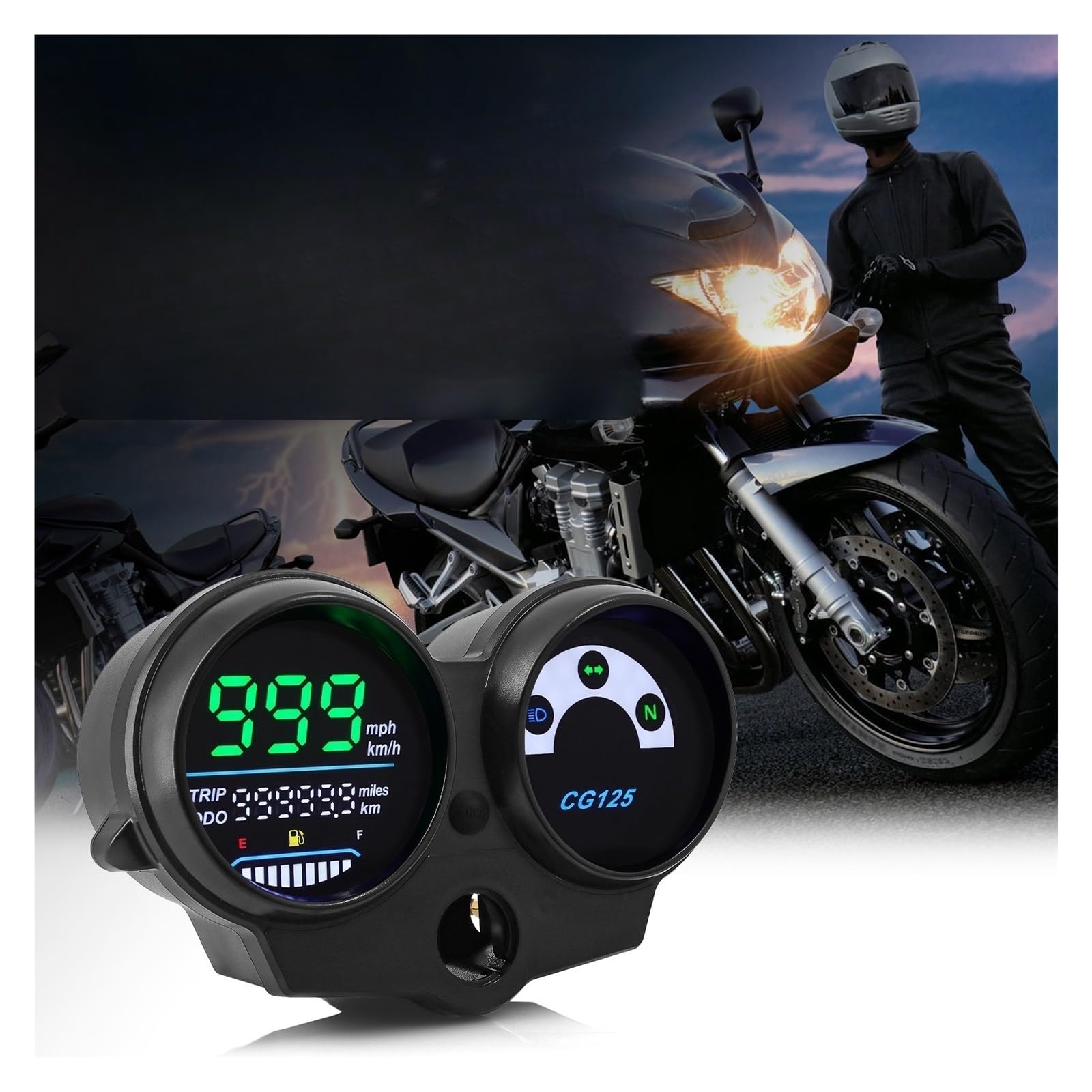 Contachilometri Contagiri Per Il Brasile Per CG125 Anno Dal 2000 Al 2008 Per Fan 125 Per Titan 2013 Dashboad LED Digitale Tachimetro Del Motociclo Moto Pannello