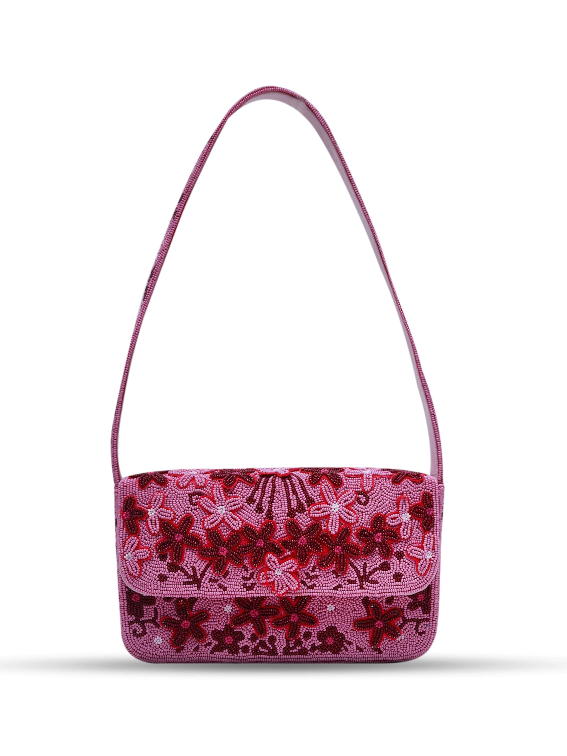 Orchid Baguette Bag with Handle-image-26