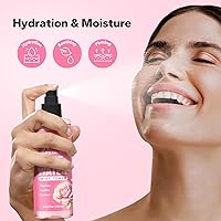 Vista 2 de SilkySecret Spray de agua orgánica de rosas (8.45 onzas líquidas), spray de agua de rosas para rostro y cabello, agua de rosas para el cuidado