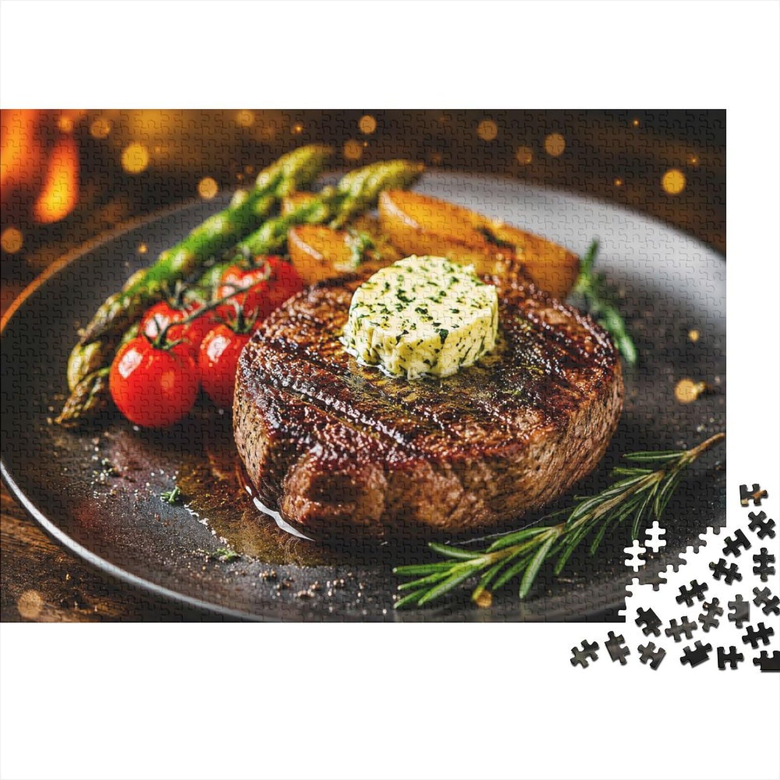 1000 Pieces Mini Jigsaw Puzzle Food for Adults — image 1