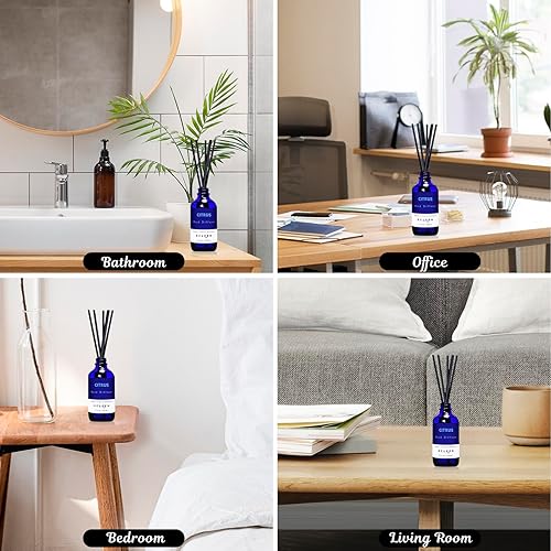 Miniatura 6 de Difusor de varillas con aroma a cítricos, difusor de varillas de aceite de naranja, lima y limón, cítricos reales. Fragancia navideña para