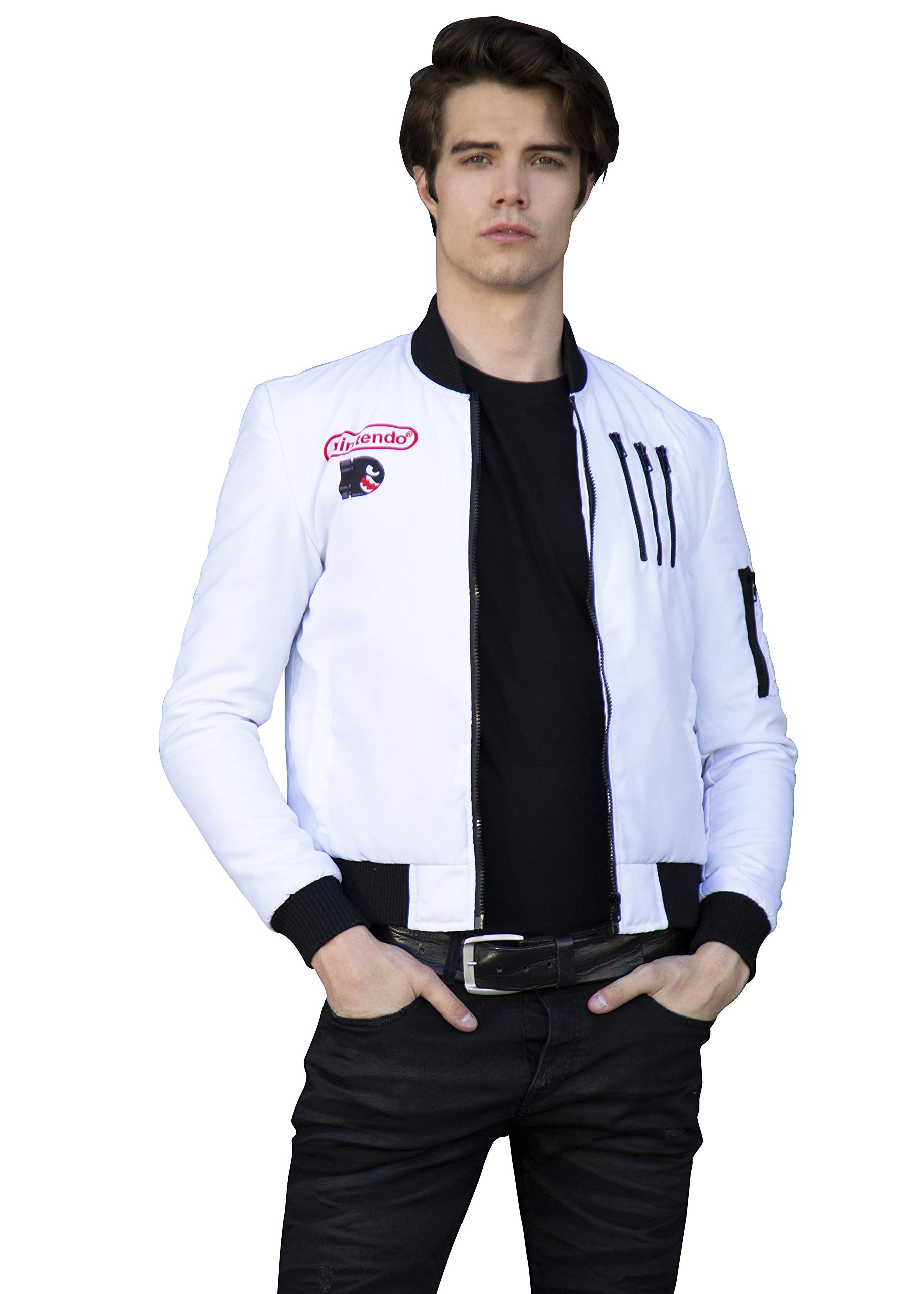 LUCA DESIGNSMens Super Mario Boo Bomber Jacket