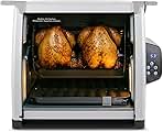 Ronco 6000 Platinum Series Rotisserie Oven, Digital Display, 12-Pound Capacity, Auto Shutoff, Includes Rotisserie Spit, Multi-Purpose Basket, 3 Cooking Functions: Rotisserie, Sear and No Heat Rotation