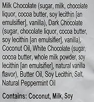 Vista 3 de Cremas de trufa de chocolate con leche doble de menta - Dilettante 24oz