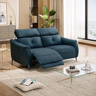 Wakefit Curacao Sofa with Motion - Two Seater (Deep Ocean)