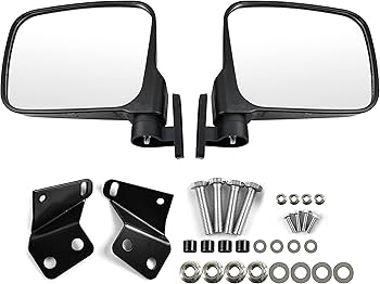 SAUTVS Adjustable Wider Rearview Side Mirrors for Yamaha RMAX 1000