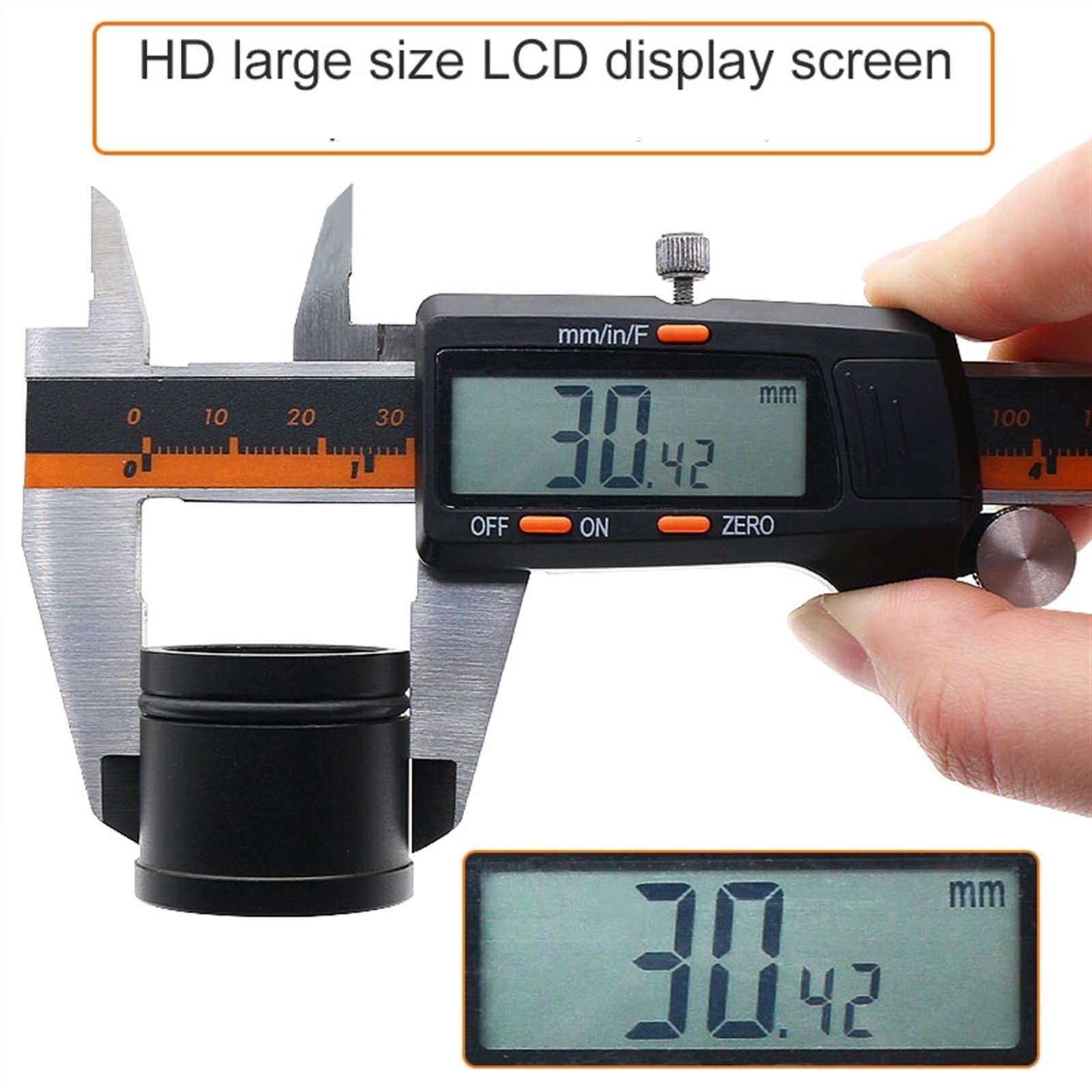 Proster Digitale schuifmaat 150 mm/6 inch roestvrij staal elektronische schuifmaat breuken/duim/metrische conversie meetinstrument voor lengte breedte diepte binnendiameter