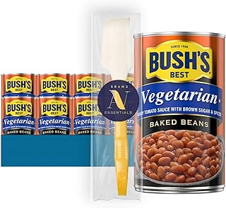 Lavinia Essentials Bundle: 12-Pack of Vegetarian Baked Beans Gluten Free, 28.0 oz Cans + 1 Utility Prop