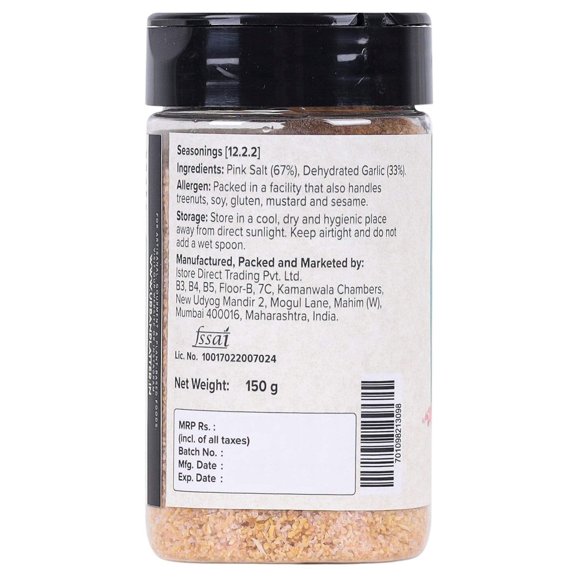 Urban Platter Garlic Salt, 150 g - Image 3 thumbnail